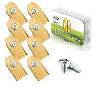 VIVIIHOO Lame in Titanio Set di Lame da 30 Pezzi + 30 Viti Kit di Taglio per Tosaerba robotizzato di Alta qualità Lame di Ricambio per Tosaerba robotizzato per Tosaerba Universale (3 g - 0,75 mm)