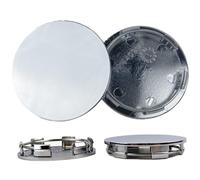 VIVIIHOO Set di 4 Coprimozzi Ruota Coprimozzo 60mm - Argento Copricerchio, Coprimozzo Ruota, Coprimozzo per Accessori Auto