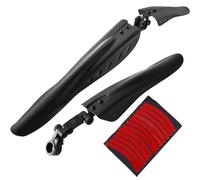 VIVIIHOO Set di parafango per bicicletta, universale, per mountain bike, regolabile, protezione Mudguard anteriore posteriore per bicicletta da 24 - 29 pollici, montaggio rapido