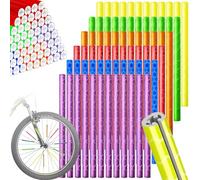 VIVIIHOO Spoke Reflectors Bicycle-Set di 72 Catarifrangenti per Una visibilità a 360° Facile da Montare Impermeabile 6 Colori per Tutte Le Comuni Ruote a Raggi
