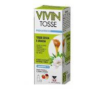Menarini VIVIN TOSSE PEDIATRICO SCIROPPO PER TOSSE SECCA E GRASSA GUSTO FRAGOLA E CREME CARAMEL 150 ML