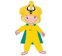 viving - Costume per bambini per cani Mike Kigurimi con suono taglia 5-6 anni, colore giallo (1)