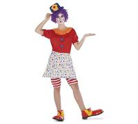 Viving Costumes Costume Da Pagliaccio Con Vestito A Cerchio E Pantaloni A Sbuffo