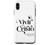 Vivir con Cristo es vivir en paz Custodia per iPhone XS Max
