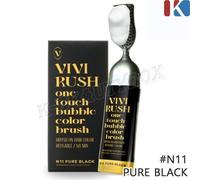 VIVIRUSH One Touch Bubble Color Brush #N11 Pure Black Easy Simple Self Hair Dye