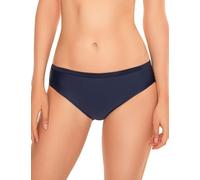 Vivisence 3002 Slip del Bikini Classico Liscio Monocolorato Uniforme A Vita Alta, Blu Scuro,48