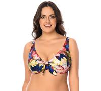 Vivisence 3203 Bikini Pezzo sopra Coppa Morbida, Blu Scuro,6C