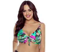 Vivisence 3203 Bikini Pezzo sopra Coppa Morbida, Tropicale,4E