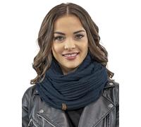 Vivisence Invernale Scaldacollo Femminile Alla Moda In Filato Caldo Modello A Giro Doppio Morbido Caldo E Confortevole Ideale Per Le Giornate Fredde