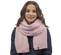Vivisence Invernale Sciarpa Classica Da Donna In Filato Caldo E Morbido Perfetta Per L'autunno E L'inverno Con Design Elegante E Raffinato Per Ogni Occasione, Rosa Chiaro,Taglia Unica