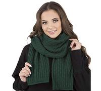 Vivisence Invernale Sciarpa Classica Da Donna In Filato Caldo E Morbido Perfetta Per L'autunno E L'inverno Con Design Elegante E Raffinato Per Ogni Occasione, Verde,Taglia Unica