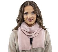 Vivisence Invernale Sciarpa Classica Da Donna In Filato Caldo E Morbido Realizzata Con Acrilico Confortevole Perfetta Per Le Giornate Fredde Di Autunno E Inverno, Rosa,Taglia Unica