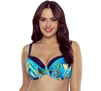 Vivisence Reggiseno Bikini Colorato A Coppa Imbottita 3229, Blu,2D