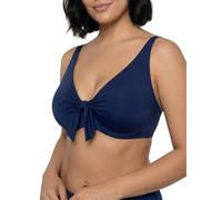 Vivisence Reggiseno Bikini Donna Coppe Morbide con Ferretto Sostegno Formante, Blu Notte,4C