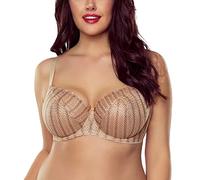 Vivisence Reggiseno Non Imbottito con Ricami 1053, Oro,5E