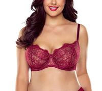 Vivisence Reggiseno Non Imbottito Elegante con Pizzo 1059, Bordo,5E