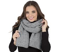 Vivisence Sciarpa Classica in Maglia Donna Morbida E Calda per Uso Quotidiano 7016S