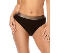 Vivisence Slip da Bagno Donna Design Classico E Confortevole Tessuto Resistente Maggiore Durata E Protezione dai Raggi UV Perfetto per Il Mare E La Piscina, Nero,50