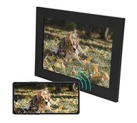 VIVITAR Cornice digitale WiFi da 10 pollici, design sottile con touch screen LCD, facile installazione per foto o condivisione video con il nuovo avviso fotografico, slot per scheda di memoria e