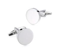 VIVIWI 1 paio di gemelli francesi in metallo, gioielli alla moda da uomo, struttura in metallo, adatti per camicie eleganti o occasioni informali