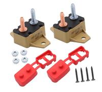 VIVIWI 2 interruttori di circuito 5A, reset automatico, protezione da sovracorrente, lunghezza bullone 16,8 mm, adatti per uso marittimo automobilistico