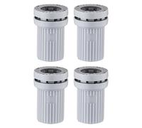 VIVIWI 4 pezzi rubinetto singolo foro accoppiamento dado rubinetto base fissa supporto lavabo fissaggio piede dado rubinetto fissaggio durevole