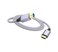 VIVIWI Cavo per stampante da tipo C a 3.0USB B, 5 Gbps, trasferimento dati ad alta velocità per scanner, dischi rigidi esterni, docking station