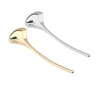 VIVIWI Elegante spilla in metallo set di 2 sofisticate clip per abiti formali accessori color oro argento