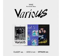 VIVIZ 3° Mini Album VarioUS Photobook 3Ver SET CD+P.Book+Lyrics+P.Card+Sticker