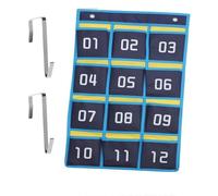 VIVIZEN 2 Organizzatori Murali per Telefoni Studenti - PORTATUTTO con Multiple Tasche, Design Compatto da Appendere a Parete/Porta, Facile Montaggio SENZA OPERAI