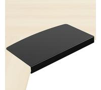 VIVO 17 inch Corner Desk Connector Platform for Mounting Under-Desk Keyboard Trays on L-Shaped Workstations, Black, DESK-AC07