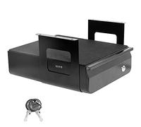 VIVO Cassetto estraibile per scrivania da 33 cm, per scrivania da ufficio, organizer scorrevole con serratura per postazione di lavoro seduta, nero, DESK-AC03L-B