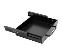VIVO Cassetto estraibile scorrevole per scrivania da 33 cm, con maniglia a tirante, organizer per postazione di lavoro seduta, nero, DESK-DR1H-B