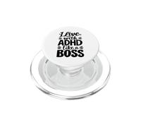 Vivo con l'ADHD come una neurodiversità boss PopSockets PopGrip per MagSafe