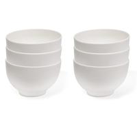 Vivo Design Villeroy & Boch Group - Basic White Ciotola, Servizio di Coppe per Pasti Piacevoli, Porcellana Premium, Bianco, Lavabile in Lavastoviglie, 750 ml, 6 Unità (Confezione da 1)