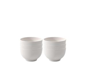 Vivo Design Villeroy & Boch Group - Basic White Ciotola, Servizio di Coppe per Pasti Piacevoli, Porcellana Premium, Bianco, Lavabile in Lavastoviglie, 750 ml, 6 Unità (Confezione da 1)