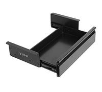 VIVO Cassetto estraibile scorrevole da 40 cm, senza guscio, per scrivania da ufficio, organizer per postazione di lavoro seduta, nero, DESK-AC03A-B