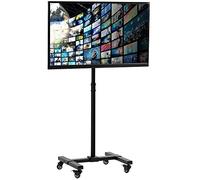VIVO Mobile TV Display Stand per schermi a schermo piatto LCD da 13 a 42 pollici, supporto regolabile in altezza con ruote STAND-TV07W