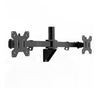 VIVO MOUNT-TS32B - Supporto da parete per monitor LCD LED da 21" a 32", bracci telescopici resistenti, montaggio a parete, adatto a 2 schermi, colore: nero