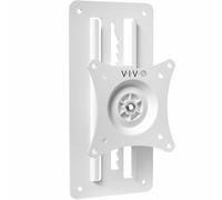 VIVO MOUNT-VW01AW - Supporto da parete articolato per monitor singolo da 17" a 32", regolabile in altezza, adatto a 1 schermo con VESA max 100 x 100 mm, colore: bianco