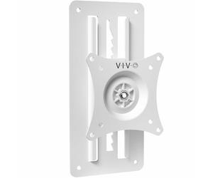 VIVO MOUNT-VW01AW - Supporto da parete articolato per monitor singolo da 17" a 32", regolabile in altezza, adatto a 1 schermo con VESA max 100 x 100 mm, colore: bianco