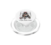 Vivo qui adesso Volleyball Raccoon PopSockets PopGrip per MagSafe