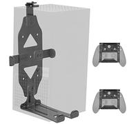 VIVO Staffa di montaggio a parete in acciaio progettata per console di gioco Xbox Series X, display orizzontale e verticale, design aperto, nero, Mount-XSXU1