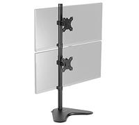 VIVO STAND-V002L - Supporto da scrivania per doppio monitor, supporto autoportante per LCD, supporta 2 schermi ultrawide fino a 34", colore: nero