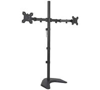 VIVO STAND-V012F - Supporto da scrivania per doppio monitor, con asta extra alta da 101,6 cm, regolabile in altezza, per schermi fino a 27"
