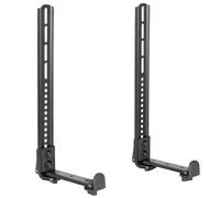 VIVO Steel Soundbar Bracket Speaker Mount with Non-Slip Base Above or Below Wall Mounted TV Fits Most VESA Patterns 33 lbs Capacity Moun