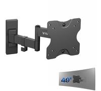VIVO MOUNT-VW01M - Supporto da parete Full Motion per TV LCD LED e schermi fino a 27", inclinabile e girevole, VESA max 100 x 100 mm, colore: nero