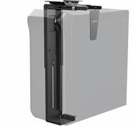 VIVO Supporto da scrivania e da parete da 8,3 a 13 pollici di larghezza, per PC da ufficio e gaming, grande supporto per CPU con girevole e bloccaggio, può contenere fino a 20 kg, nero, MOUNT-PC01L