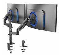 Vivo - Supporto da scrivania, in acciaio, nero, taglia unica