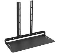 VIVO Supporto per monitor VESA da 13", supporta dispositivi multimediali, altoparlanti, router e altro ancora, compatibile con VESA 75 mm, 100 mm, 200 mm, nero, MOUNT-SF01M